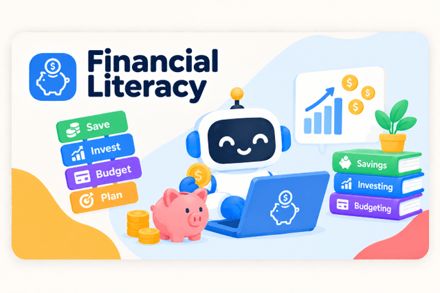 Financial Literacy curriculum illustration
