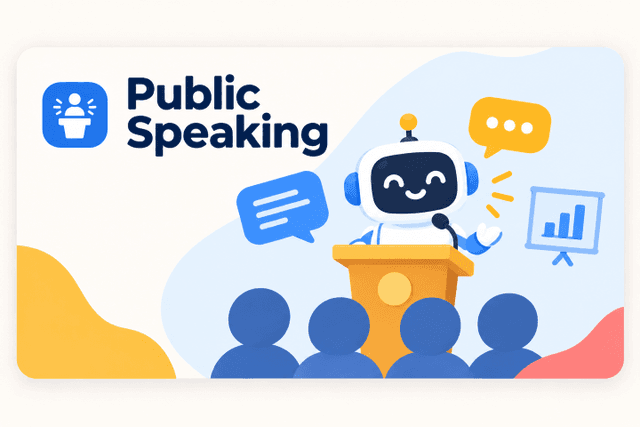 Public Speaking curriculum illustration